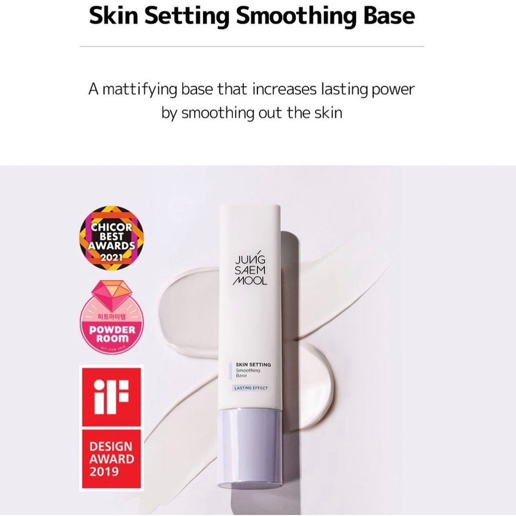 Kem lót Jung Saem Mool Skin Setting Tone Correcting Base 40ml