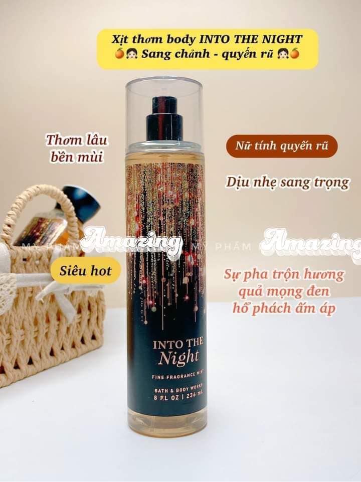 Xịt Thơm Toàn Thân - Body Mist - Into The Night