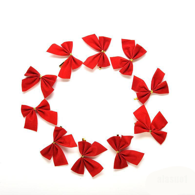Bộ 10 Nơ Trang Trí Cây Thông noel , Giáng sinh