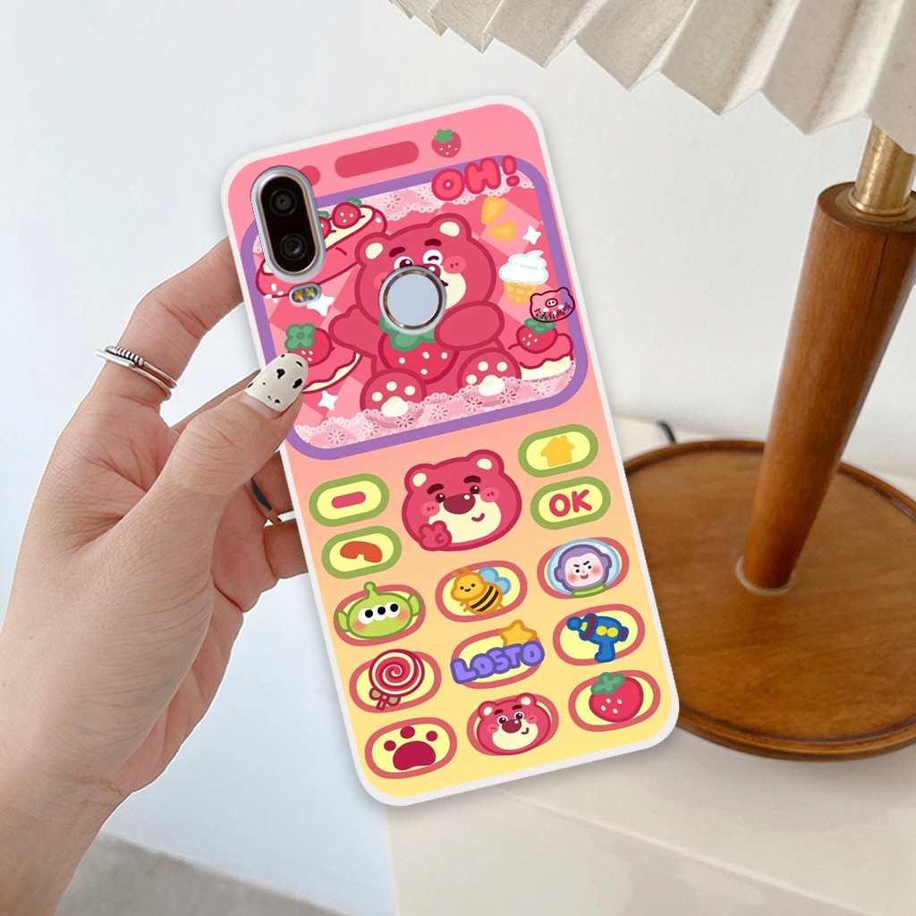 Ốp lưng Vsmart Active 1 / Active 1 Plus / Active 1+ gấu dâu Lotso Disney đáng yêu