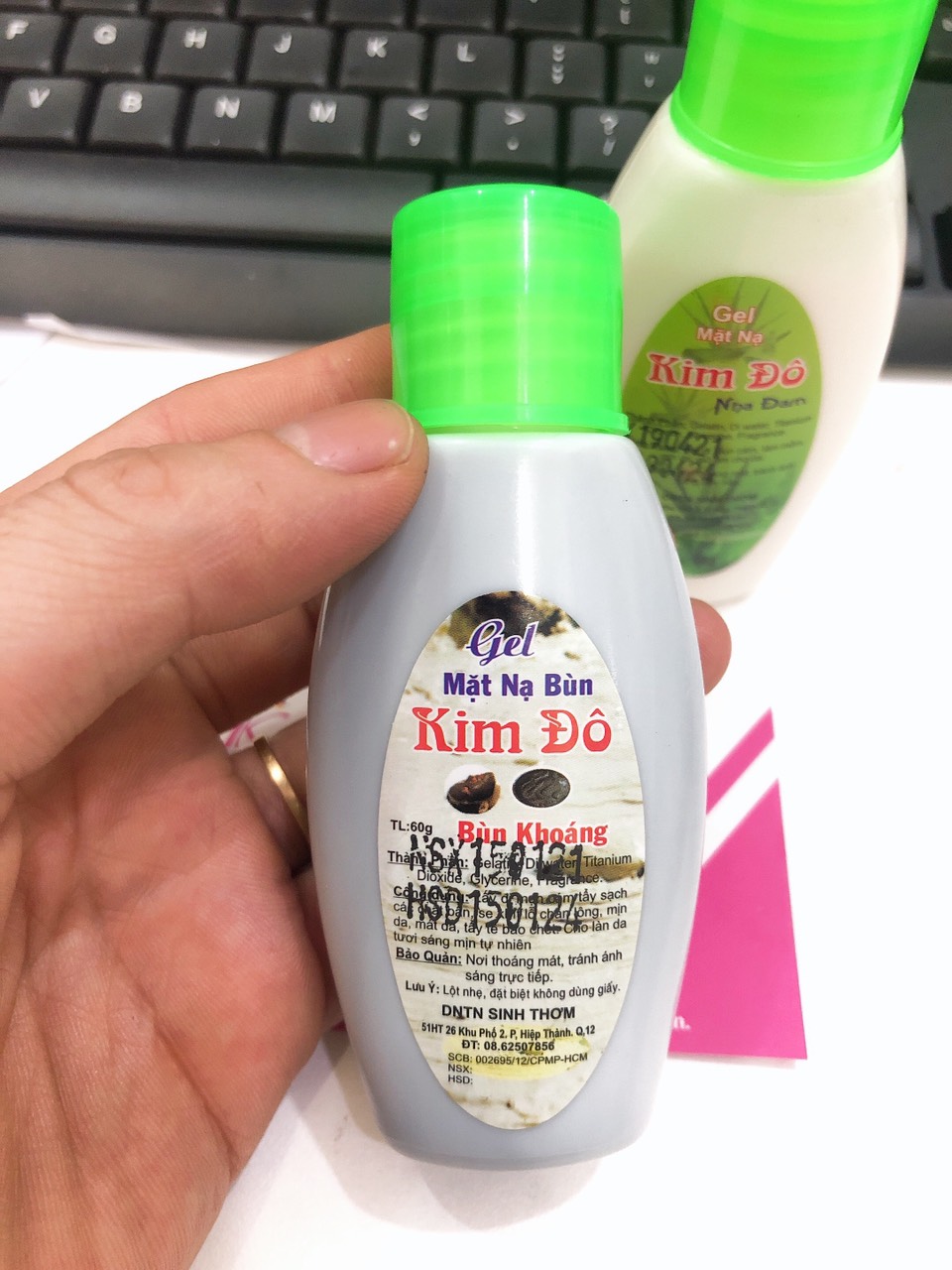 Gel lột mụn Kim Đô chai 60g