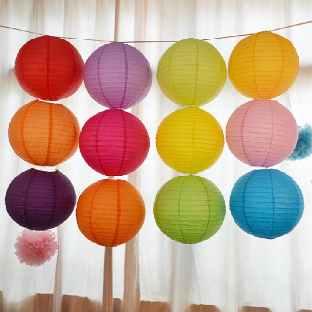 Đèn Lồng Giấy 20cm