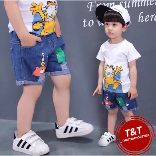 💥 quần đùi bò 💥 cho bé trai, bé gái qate840