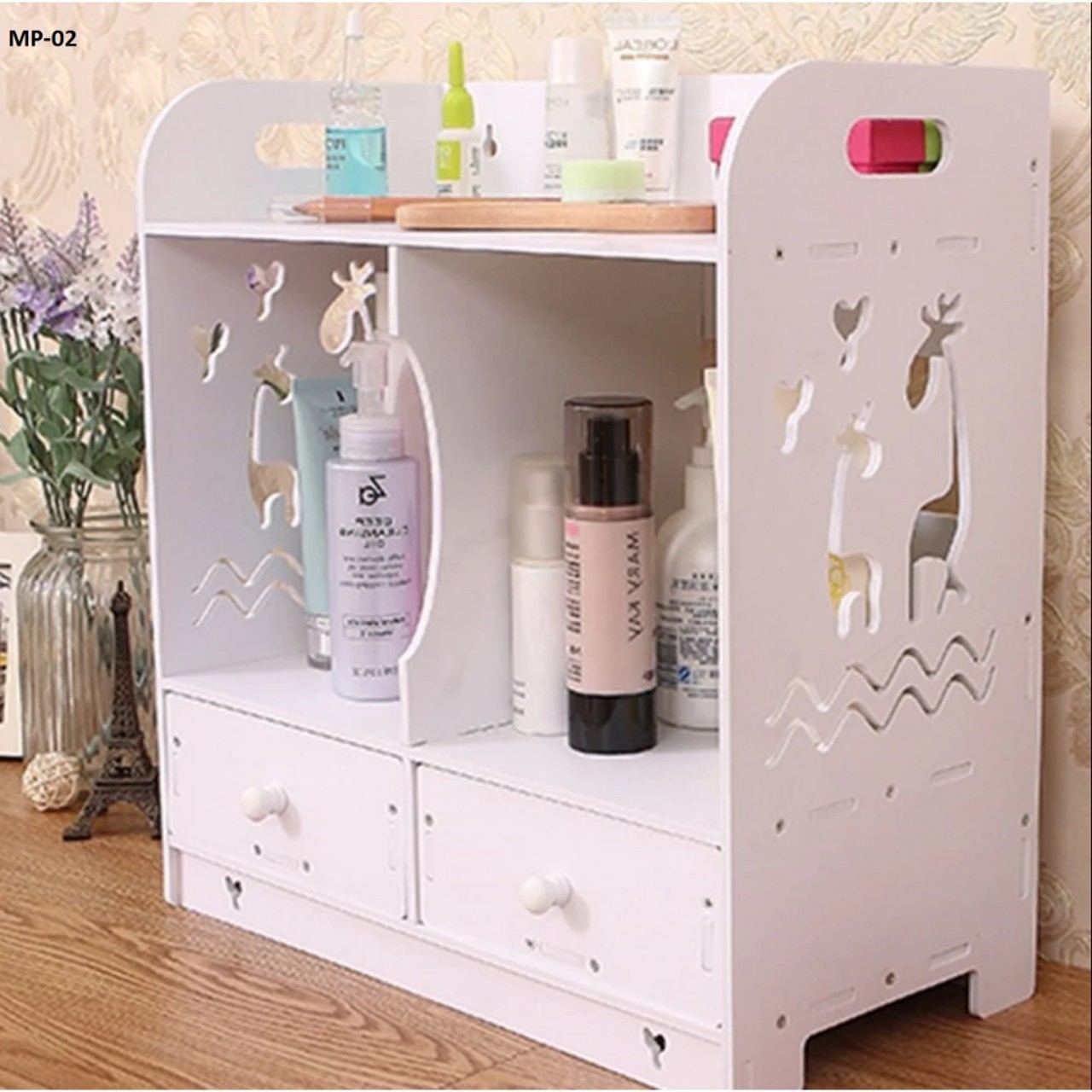 Kệ để mỹ phẩm CHÂN CHÓ