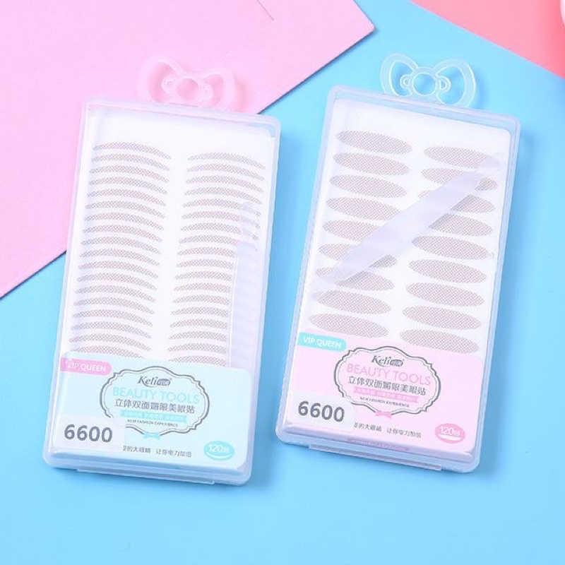 Combo 2 Hộp 240 miếng dán kích mí mắt Hộp Nhựa (120 cặp)