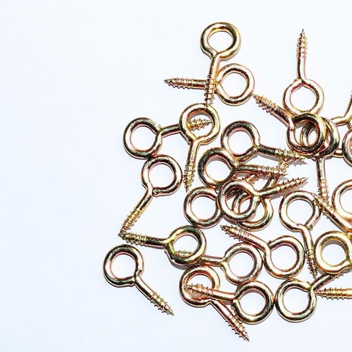 Đinh Khoen Bạc Kích Thước 4mm