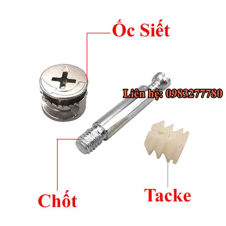 Bộ 50 chốt liên kết ốc cam