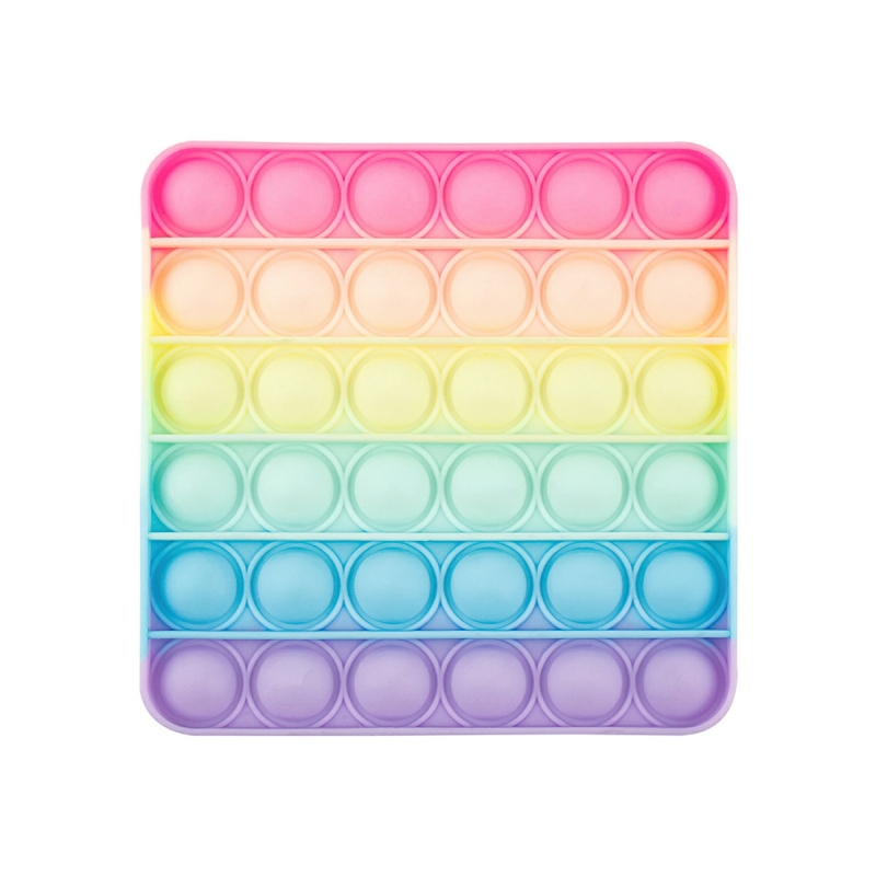 Cheap pop it squeeze stress reliever toy colorful bubble squeeze stress-Hause