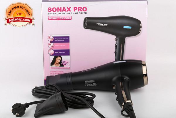 Máy sấy tóc Sonax S6628 có 2 chế độ thổi nóng-lạnh chuyên dùng cho Salon  - Hàng Xịn Xuất Châu Âu nhập khẩu