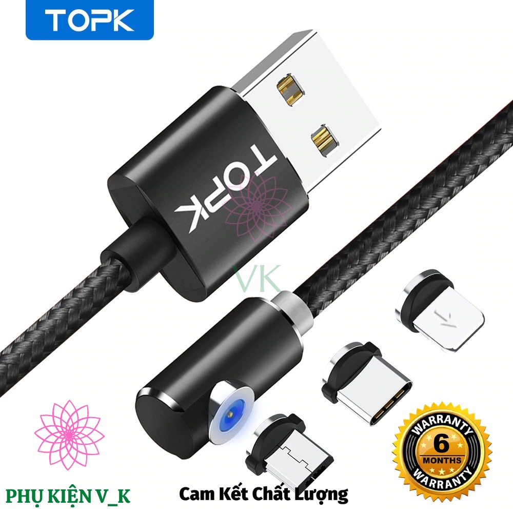 Micro USB/Cáp Sạc Nam Châm , Dây Cáp Dùng Cho Xiaomi, Samsung, Huawei