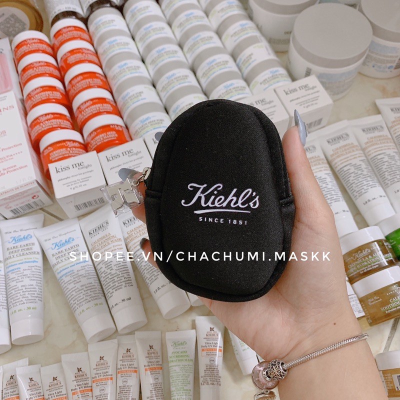 [TPHCM] [KIEHLS] Gift Hãng - Túi Móc Khoá Và Túi Dây Rút