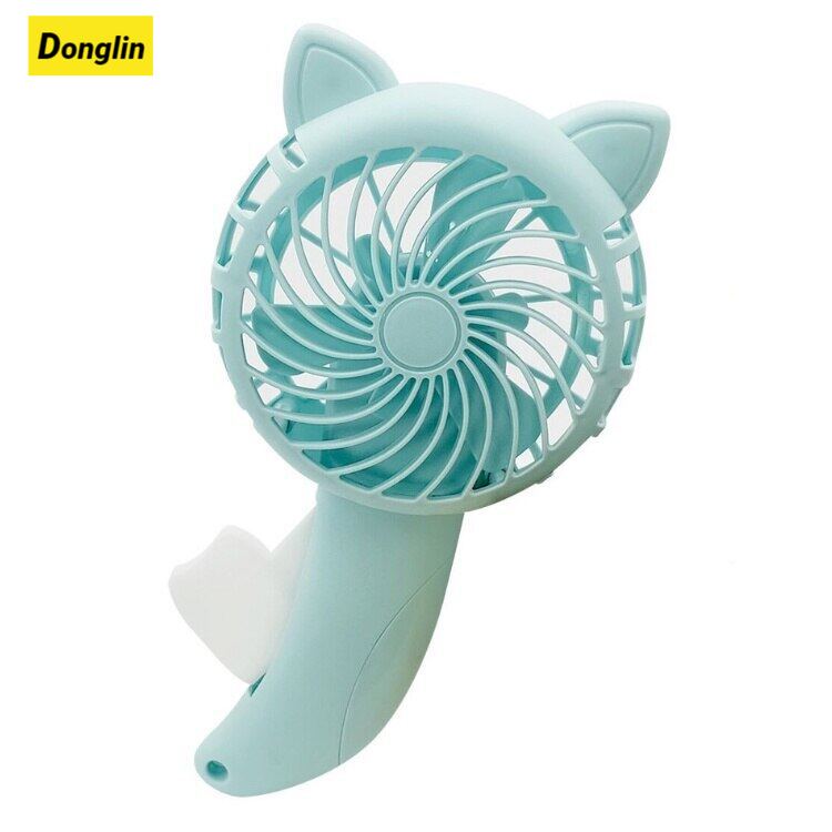 Donglin Quạt cầm tay Quạt cầm tay nhỏ Quạt áp lực tay không có pin Quạt hoạt hình gia dụng Quạt làm mát Phim hoạt hình Quạt cầm tay 1pc