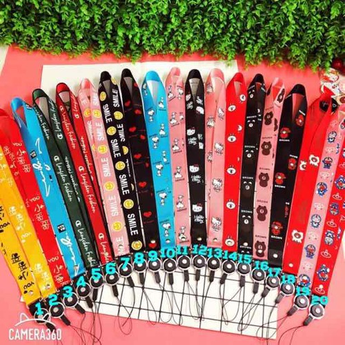 [SIÊU HOT] Dây Đeo Điện Thoại, Thẻ Strap Da Năng, Dẹt Dài