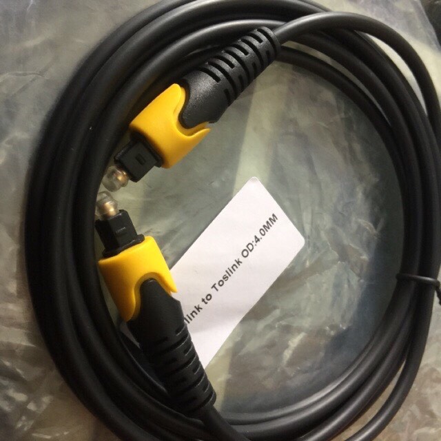 Dây Audio Quang sợi to 6.0 (Toslink, Optical) Dài 5M-Sản phẩm cao cấp