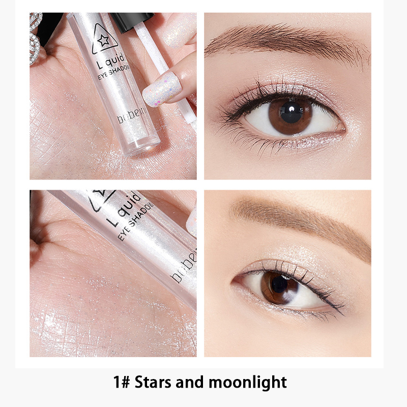 🔥 Chất lỏng Eyeshadow Chất lỏng Glitter Powder Sequin Lụa Ngọc trai Gloss và High Gloss YVETTERY