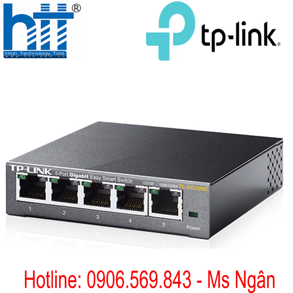 Công tắc thông minh 5 cổng Gigabit dễ dàng TL-SG105E