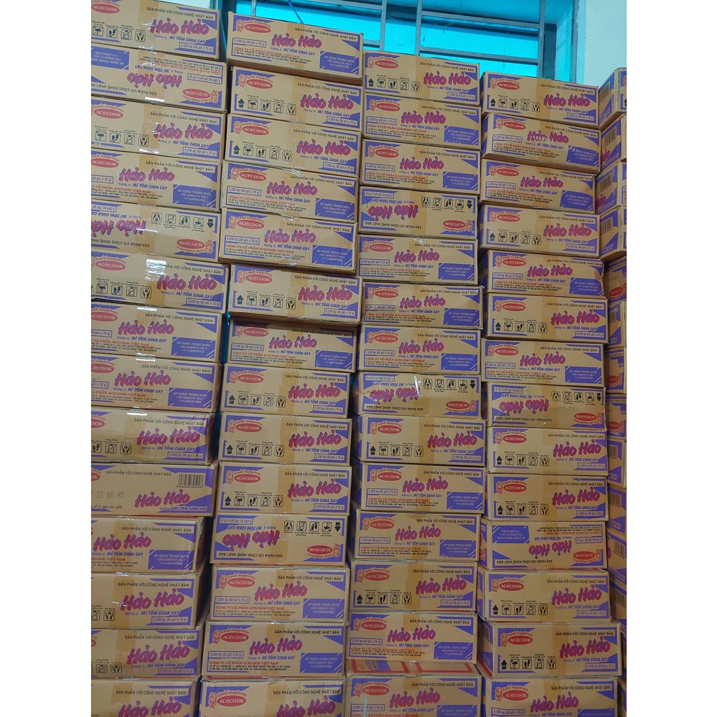Thùng 30 gói mì hảo hảo chua cay 75 gram