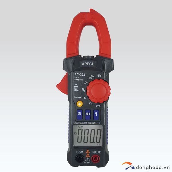 Ampe kìm đo AC APECH AC-222 (600A)