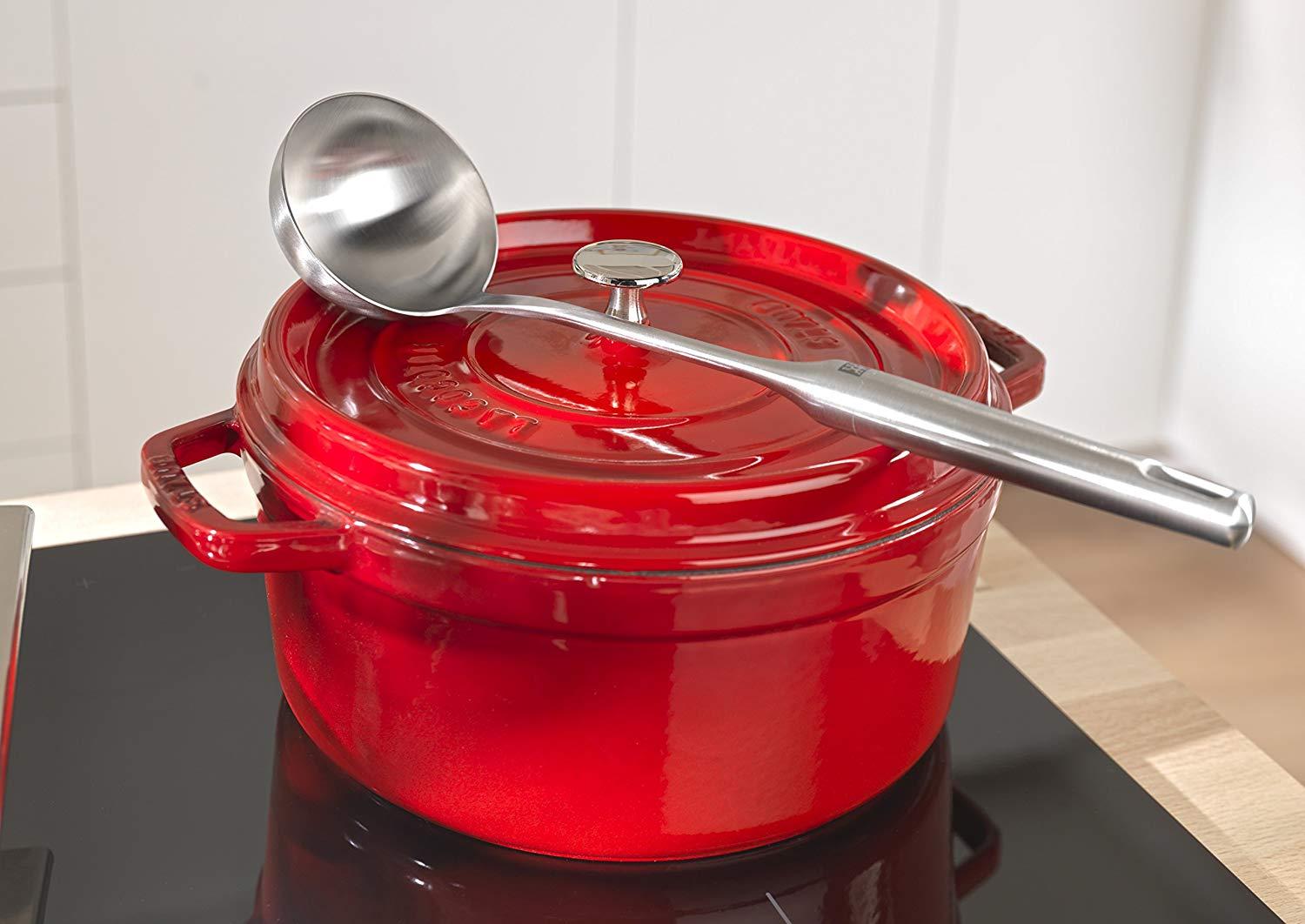 ( Hàng Đức) Nồi gang staub 24cm, 3,8l, đỏ