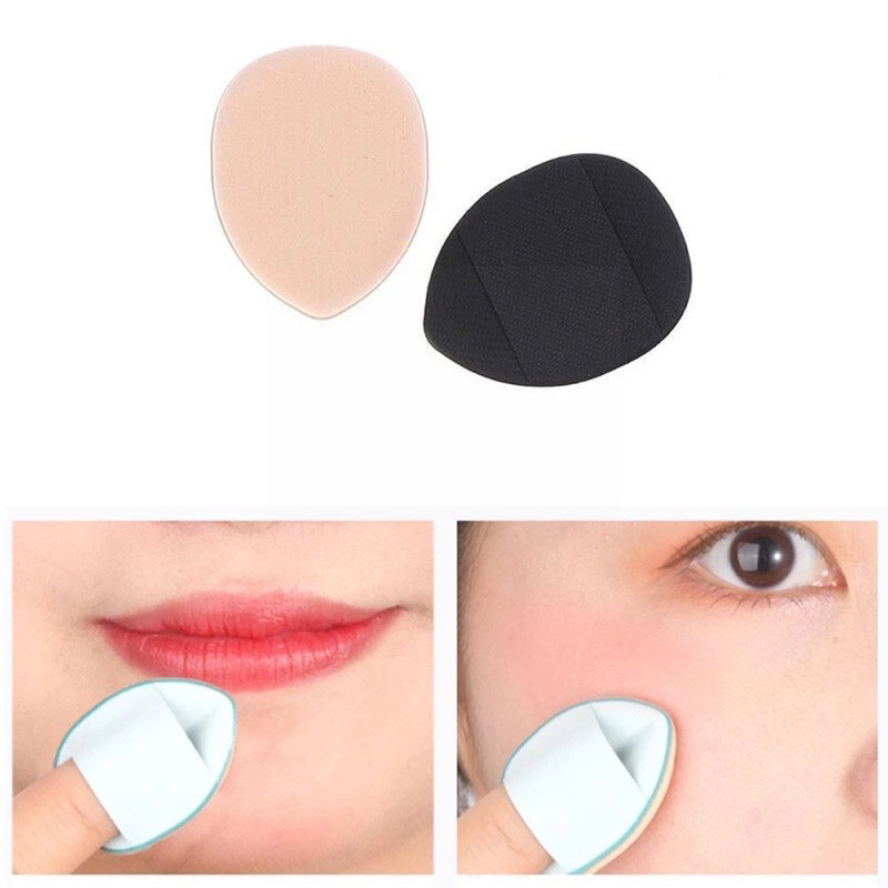 Bông phấn mini xỏ ngón tay đánh phấn má mắt môi thanhcosmetics
