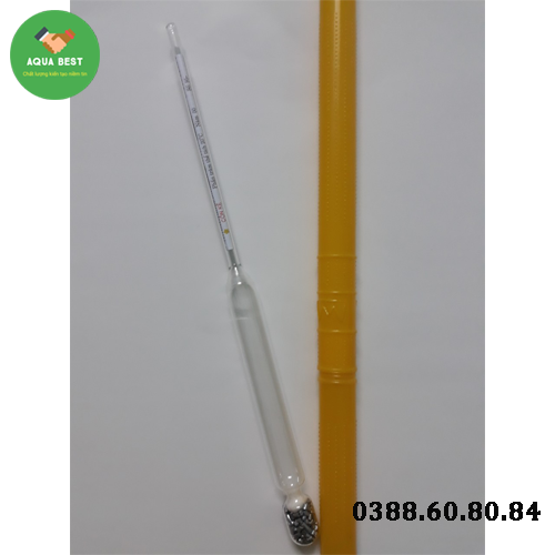 [Hàng Chuẩn] Dụng cụ đo nồng độ cồn - Tửu kế đo nồng độ cồn 0 - 60 độ.