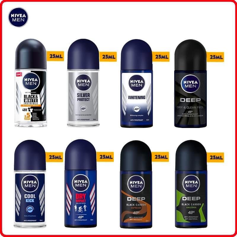 Lăn Ngăn Mùi NIVEA MEN dành cho Nam - 25ml