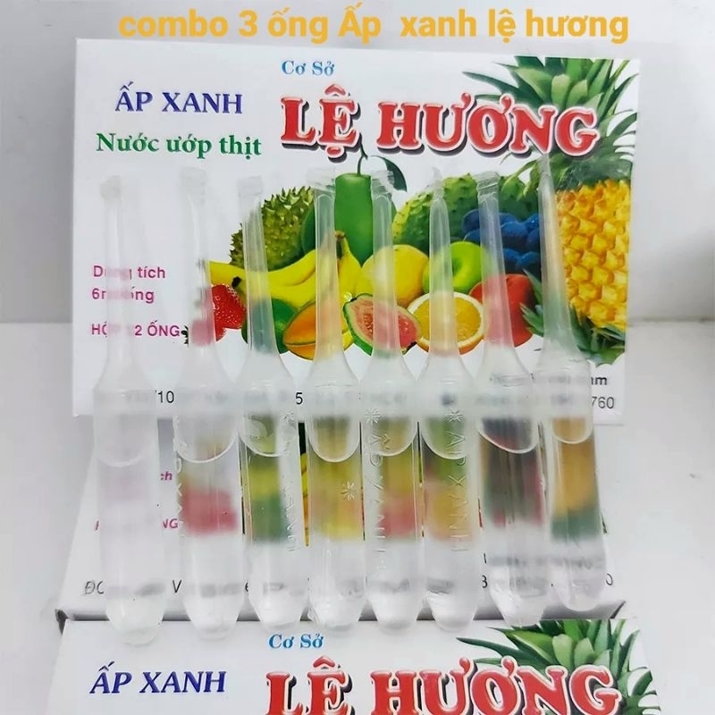 Ấp xanh ướp thịt hộp 12 ống