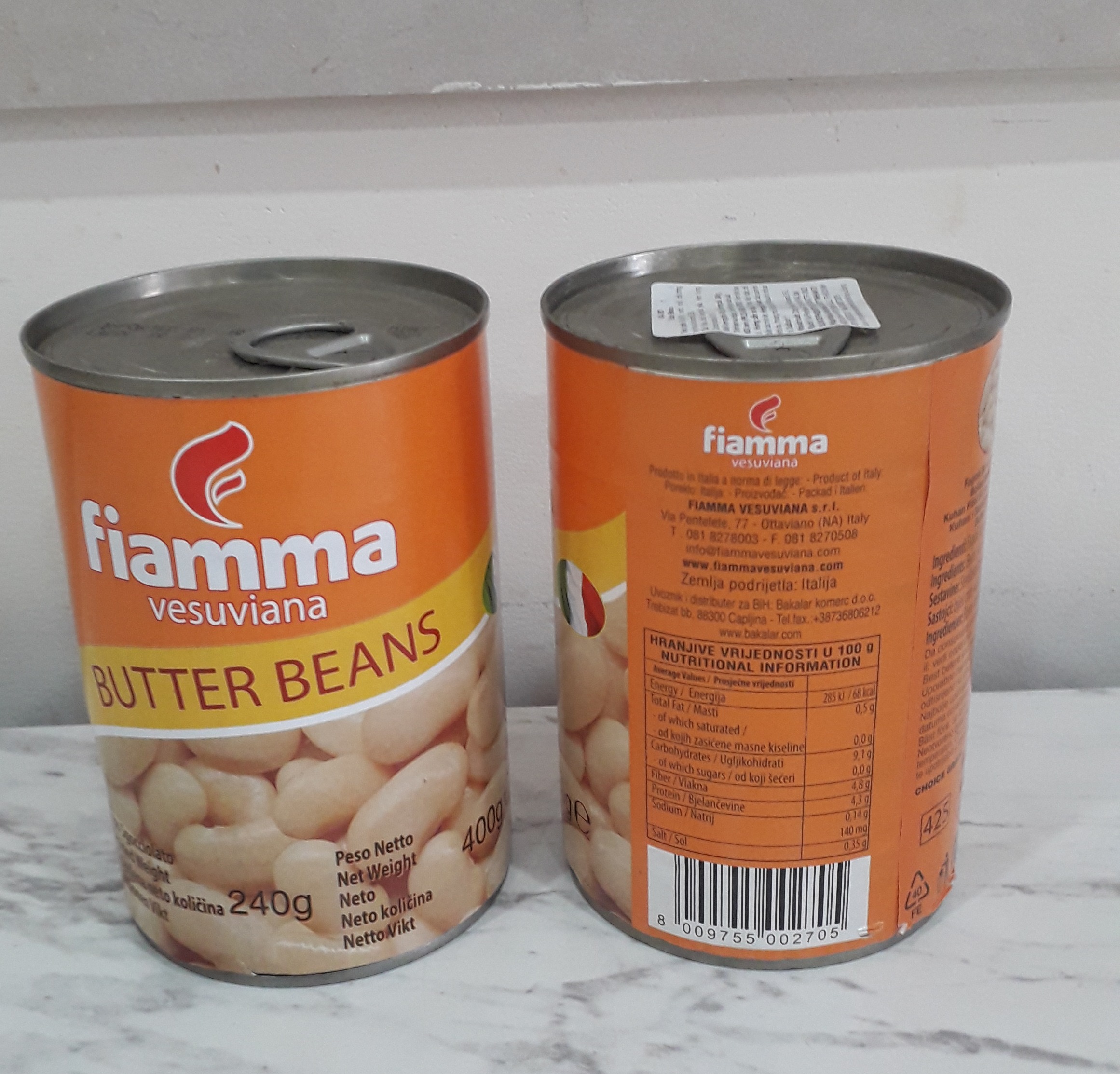 HCMĐậu Bơ Fiamma- Butter Beans-25k- 400gram