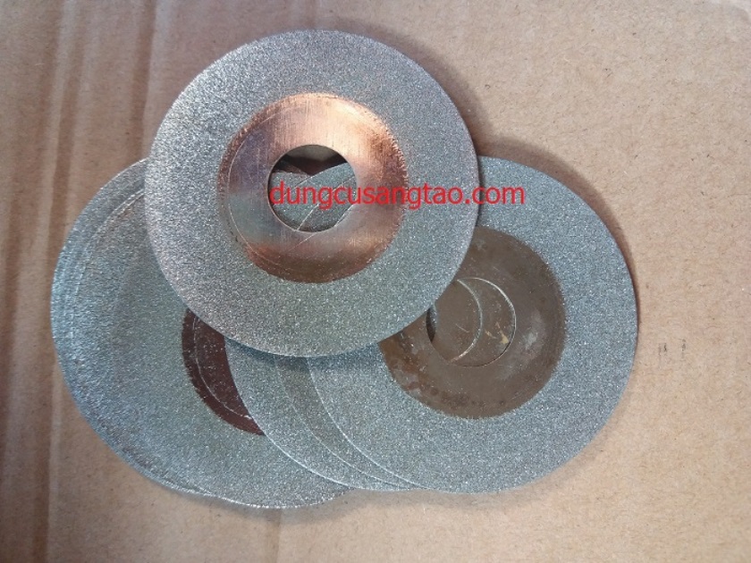 Đĩa cắt / mài gạch, đá, thủy tinh, kim loại (Đĩa cắt D60mm lỗ 16mm phủ kim cương)