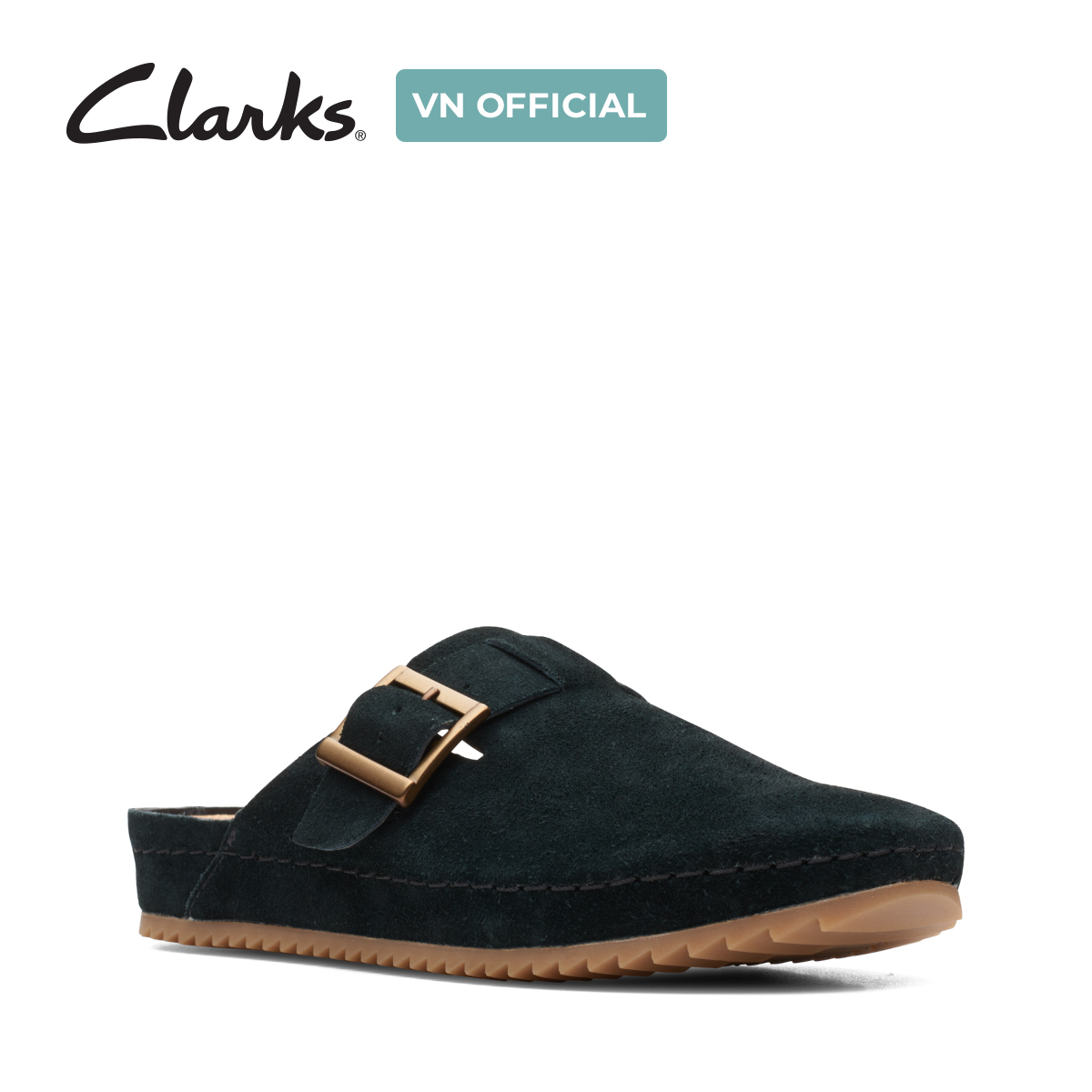 Giày Mule Da Lộn Nữ Clarks - BrookleighMule