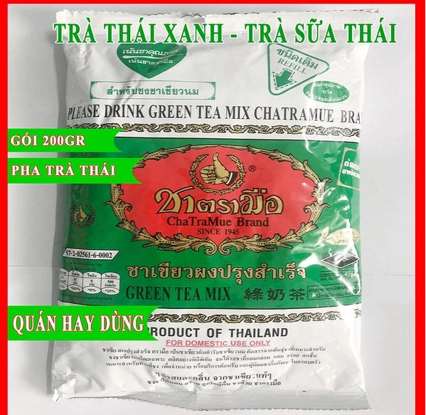 Trà pha trà sữa Thái ngon - Trà Thái Xanh, Đỏ 200g - Nguyên liệu trà sữa Tobee Food