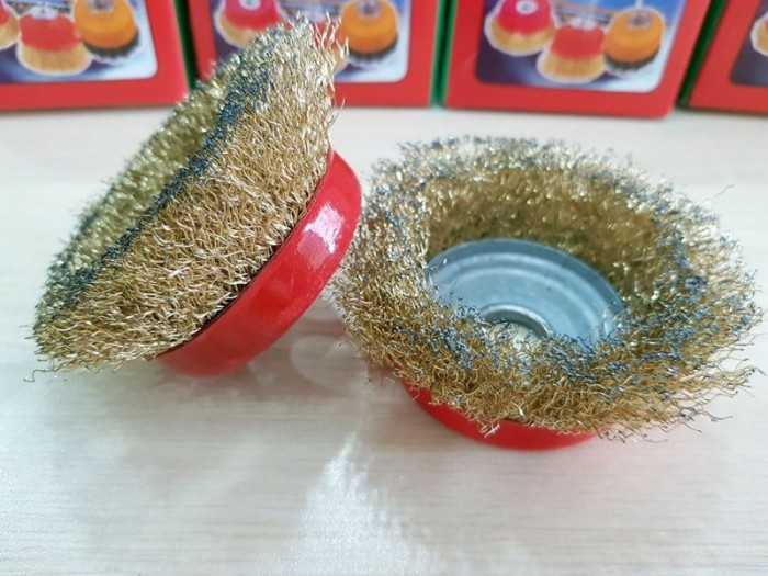 (1 hộp 2 cái) Chén cước đánh rỉ sợi đồng nắp đỏ