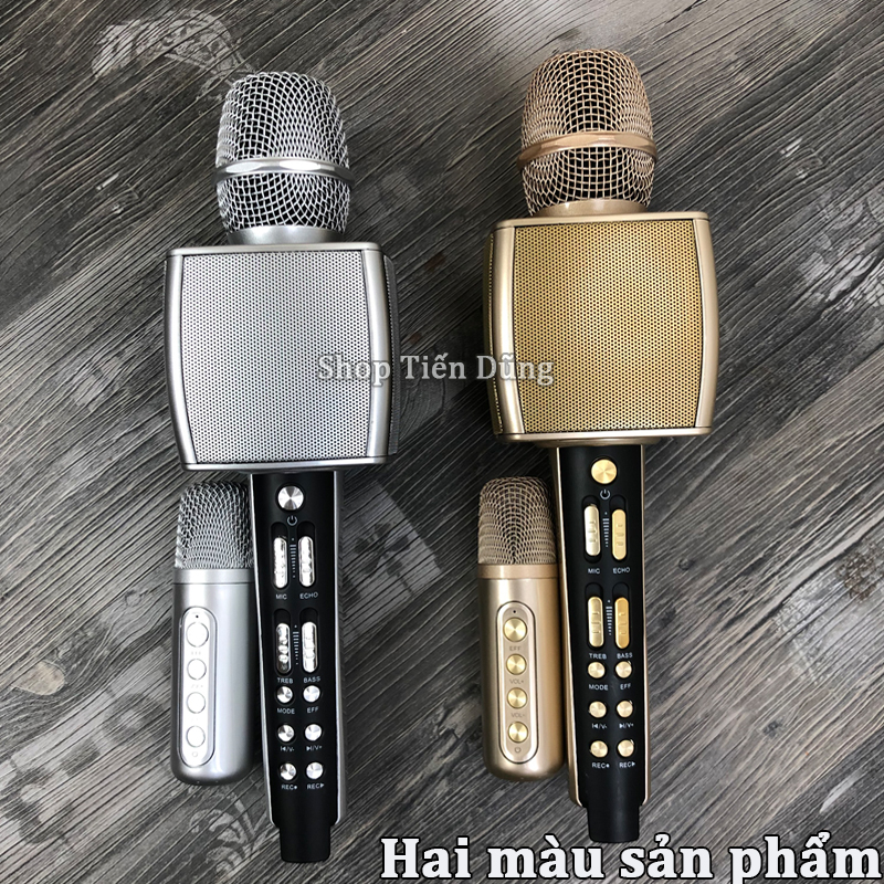 Micro Karaoke Kèm Loa YS98 Bluetooth Kèm 1 Micro Bé Loại 4 Nút