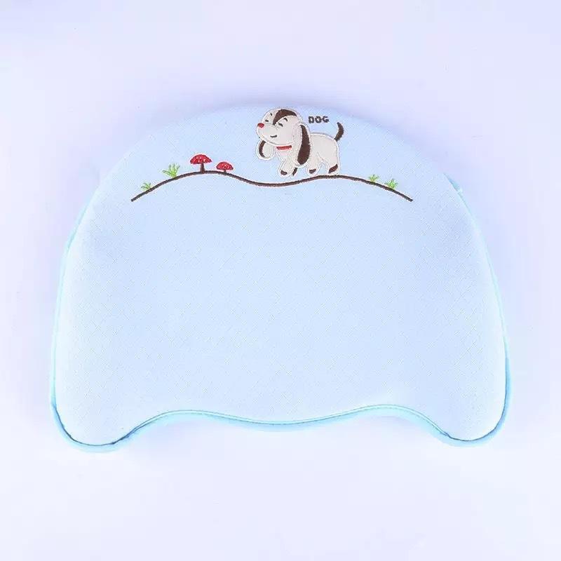 Gối cao su non chống bẹp đầu, móp đầu, nghẹo cổ, định hình cột sống cho trẻ sơ sinh (nhiều màu)