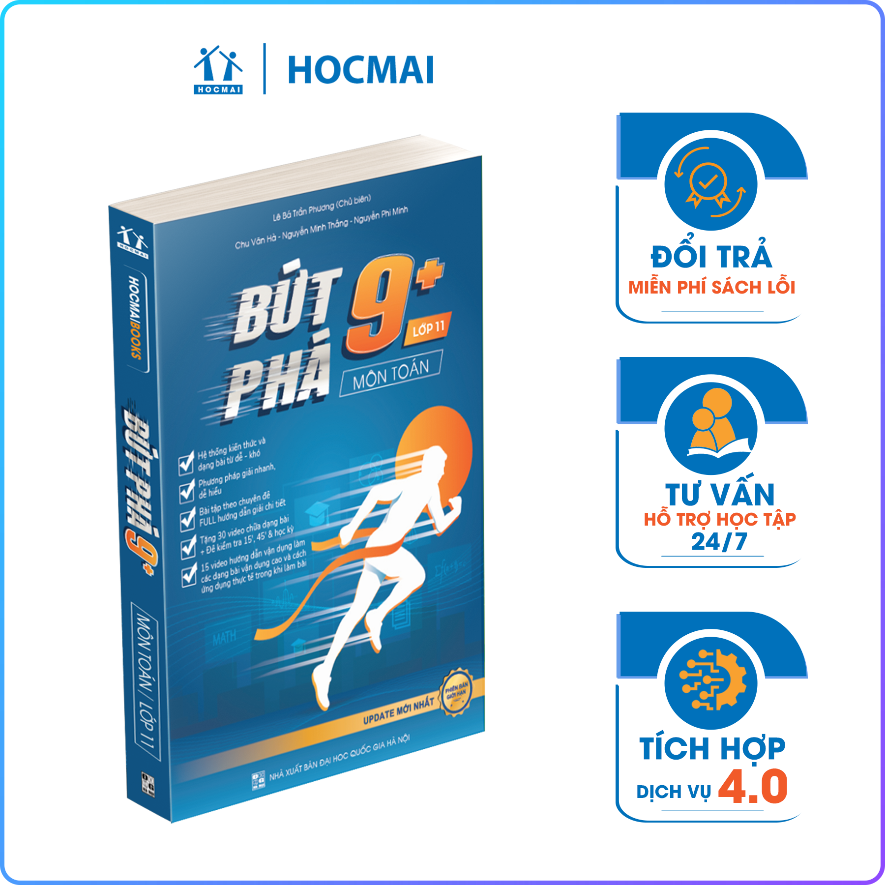 Sách Bứt phá 9+ môn Toán – Lớp 11 (Theo chương trình cũ)