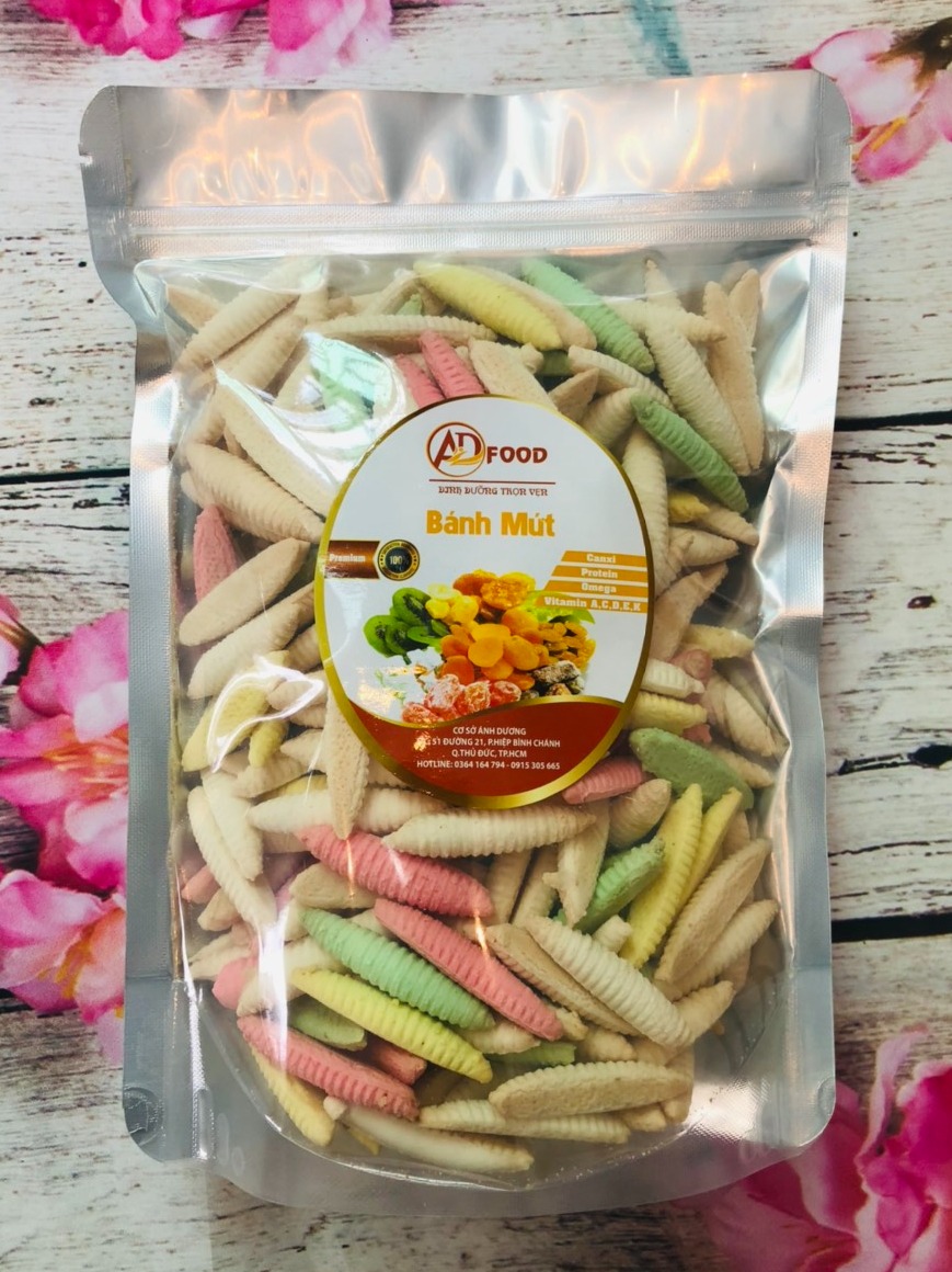 500g bánh đuông dừa mix đủ vị