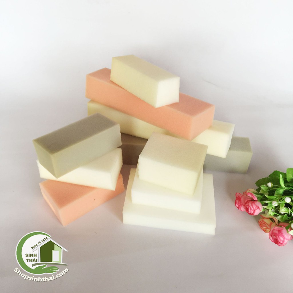 [HCM]Mút xốp bọt biển dùng lau chùi kính xe cửa kính lau chùi dầu mỡ đánh bóng đồ đạc lau bảng phấn