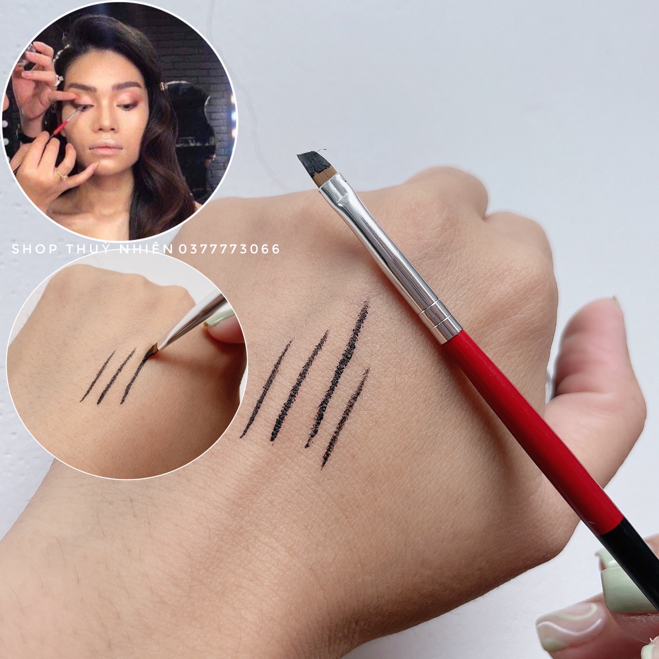 Cọ vẽ eyeliner nét mảnh