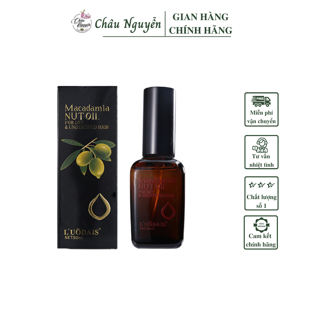 TINH DẦU DƯỠNG TÓC MACADAMIA NUT OIL 50ML ( olive )