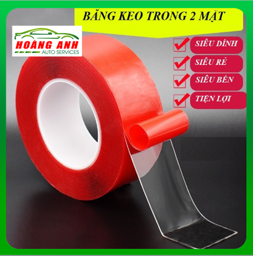 Băng keo dính 2 mặt, dán cường lực siêu dính ,siêu tốt