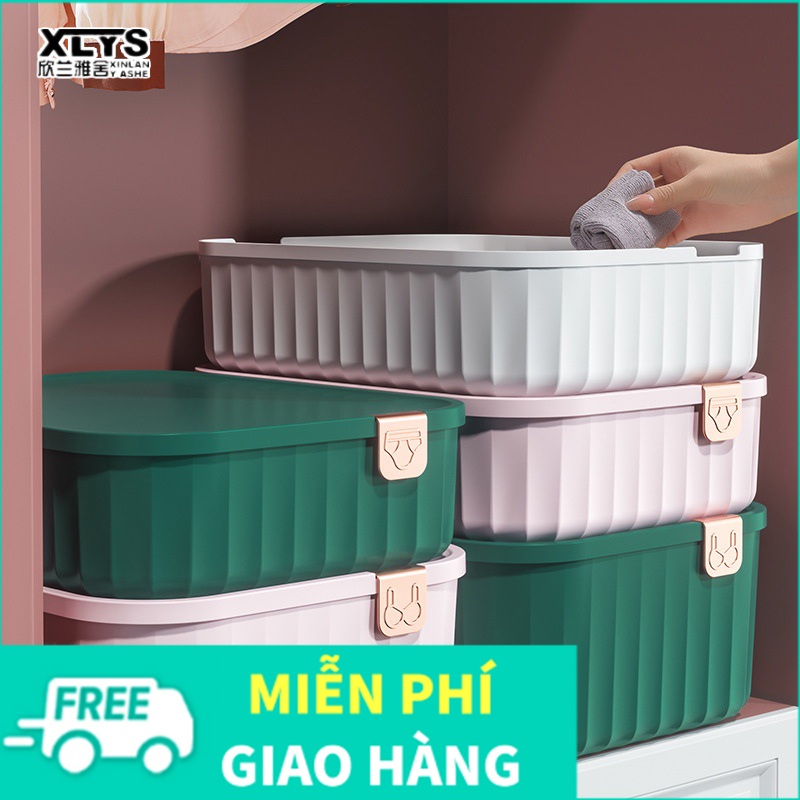 XINLANYASHE [Miễn Phí Vận Chuyển]Hộp Đựng Đồ Bằng Nhựa Loại Ngăn Kéo Tủ Đựng Đồ, Hộp Đựng Đồ Gia Dụng Tủ Đựng Đồ Trong Suốt Hộp Đựng Đồ Lót Hộp Hoàn Thiện Ba Trong Một Kiểu Ngăn Kéo Gia Dụng Đồ Lót Tách Biệt Ký Túc Xá Đồ Tạo Tác Đựng Vớ