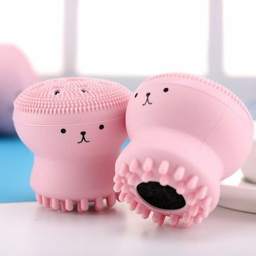 Cọ rửa mặt massage bạch tuột 2 đầu