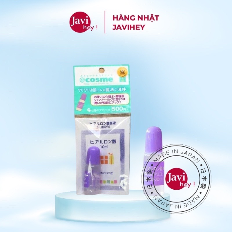 Serum ha hyaluronic acid nhật bản 10ml, tinh chất sẻum ha giúp căng mọng da
