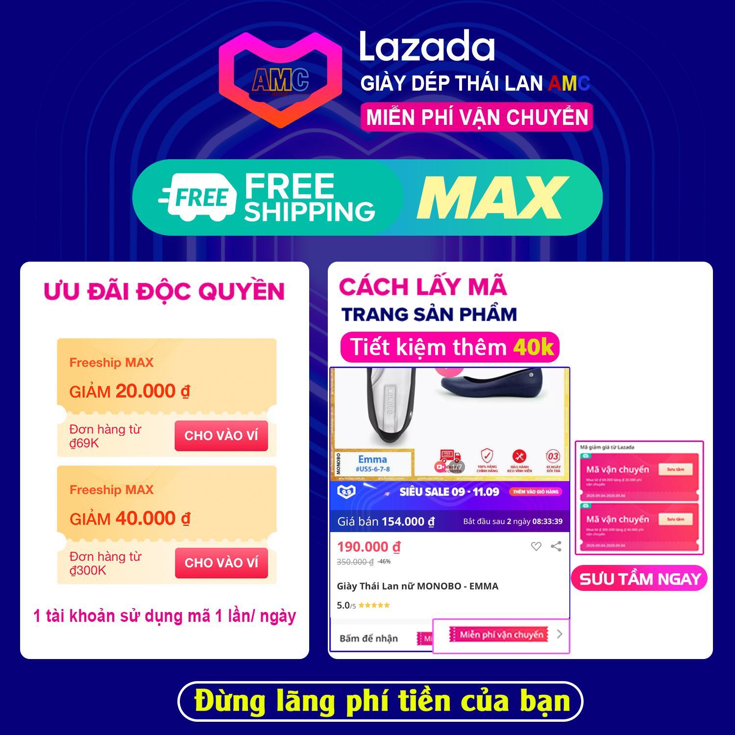 Dép Thái Lan Nữ Đế Cao MONOBO - Moniga 6.8