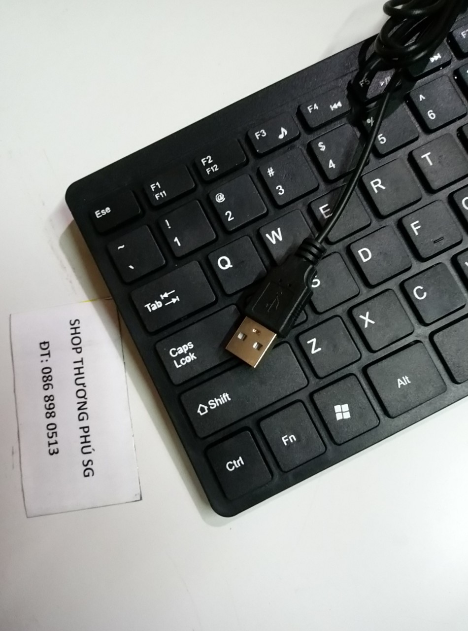 [HCM]Bàn phím Mini có dây Keyboard K1000 - Chuẩn USB