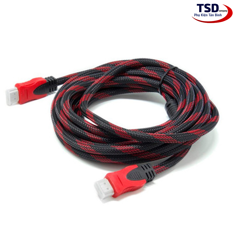 Cáp HDMI 2 Đầu Bọc Dây Dù Chống Nhiễu