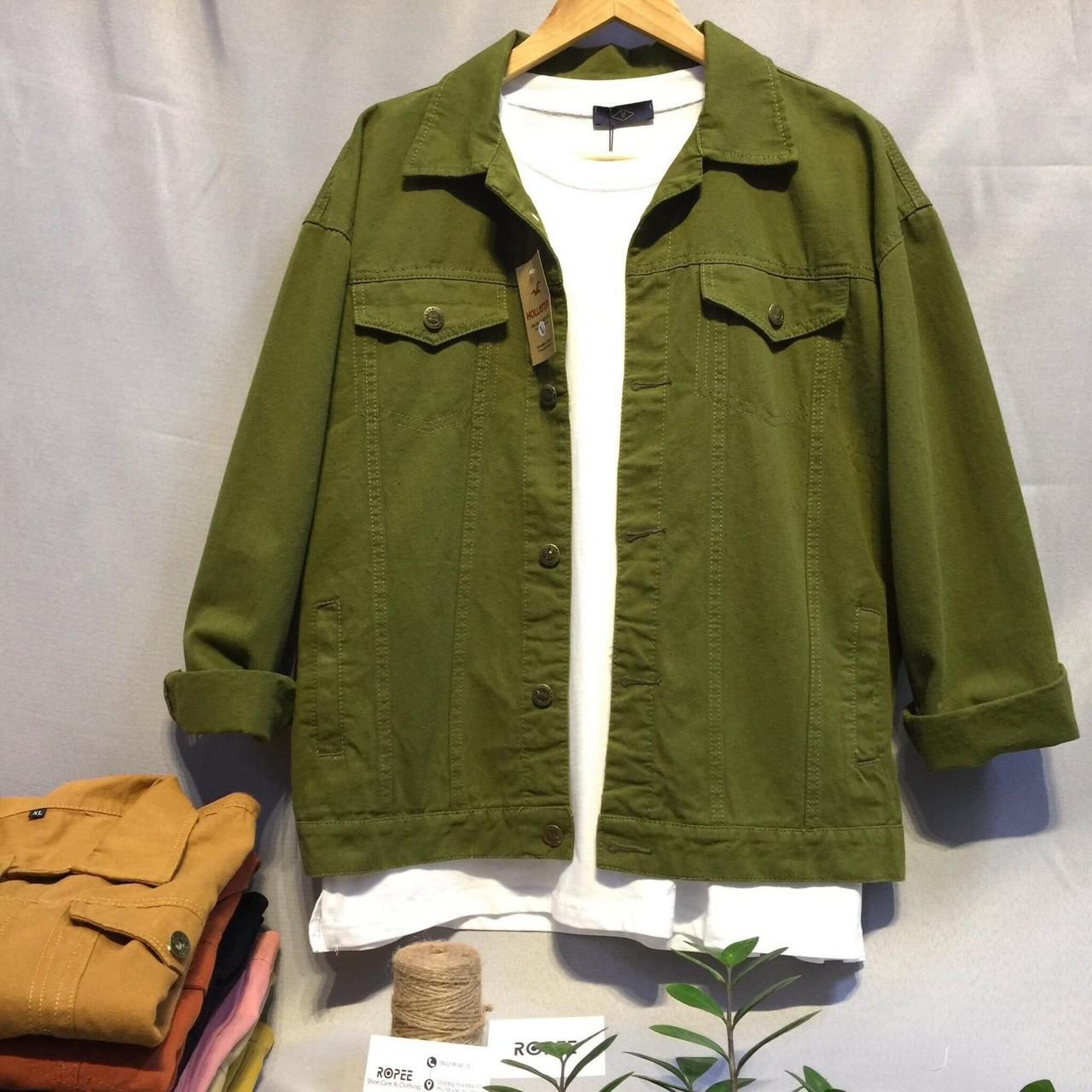 Áo khoác Kaki trơn phong cách, đầy đủ các màu, 3 size M, L, XL (JT)