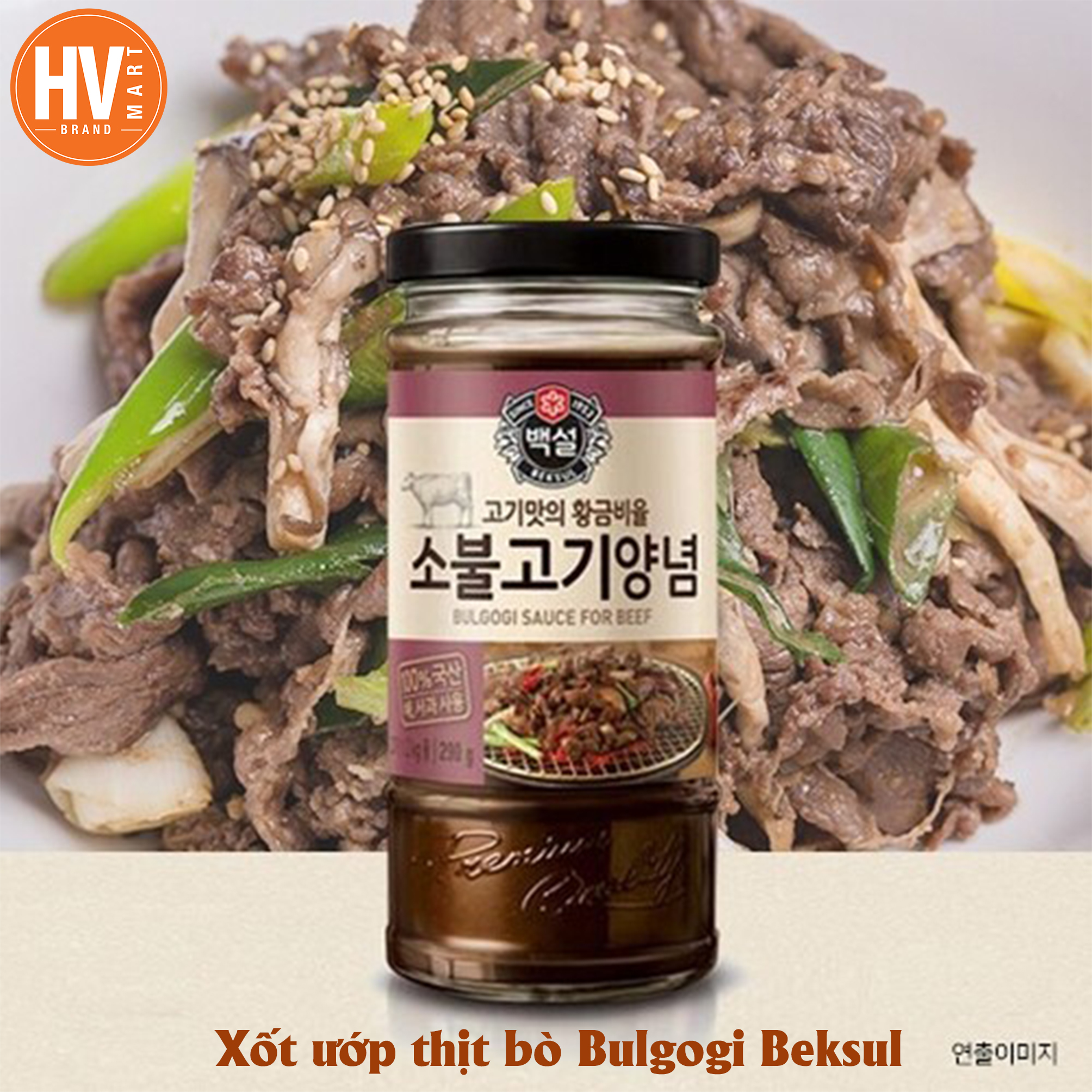 Xốt Ướp Thịt Bò Bulgogi Beksul Hàn Quốc 290ml