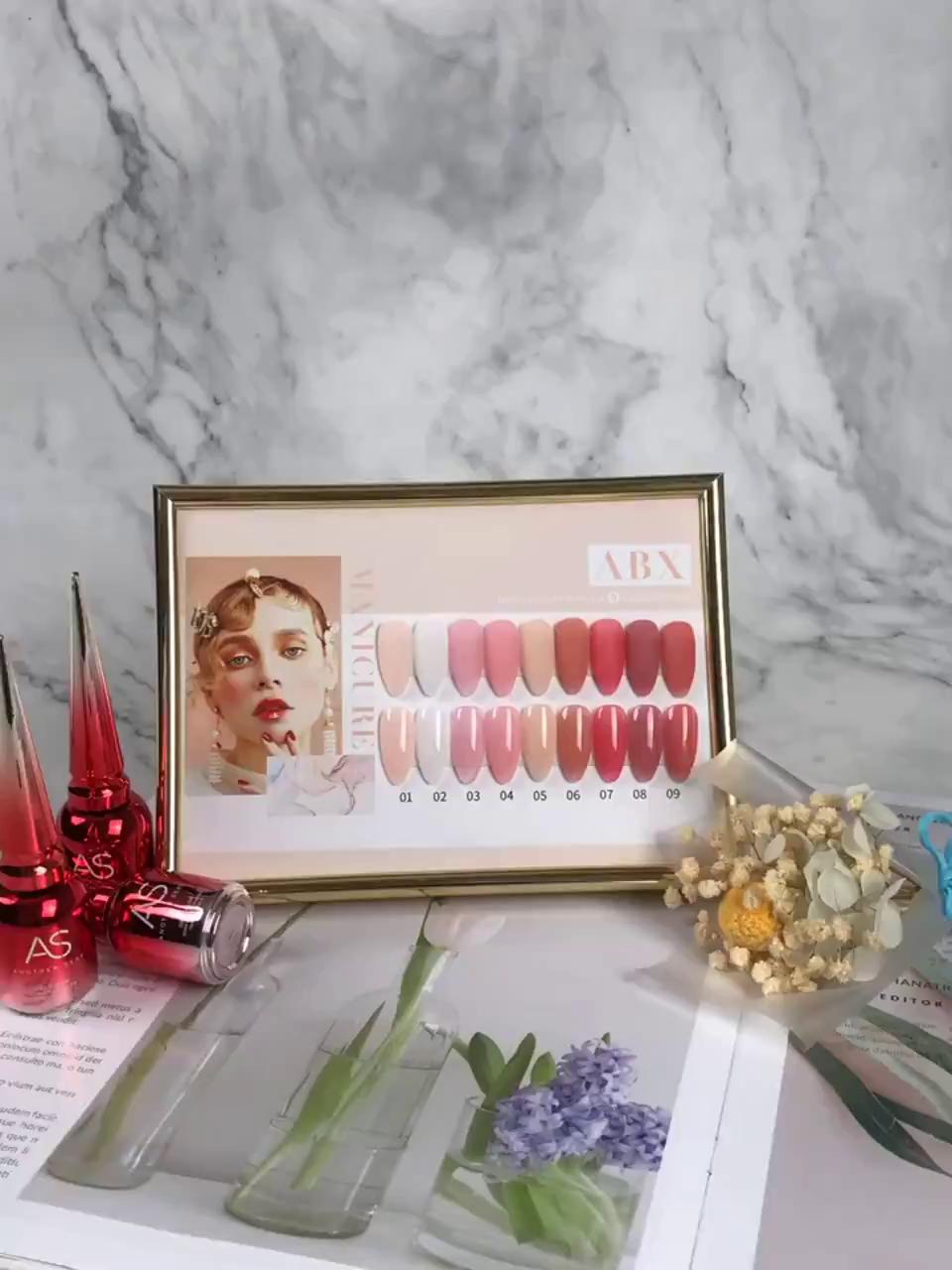 Sơn gel as red | mã abx | thạch đỏ hồng