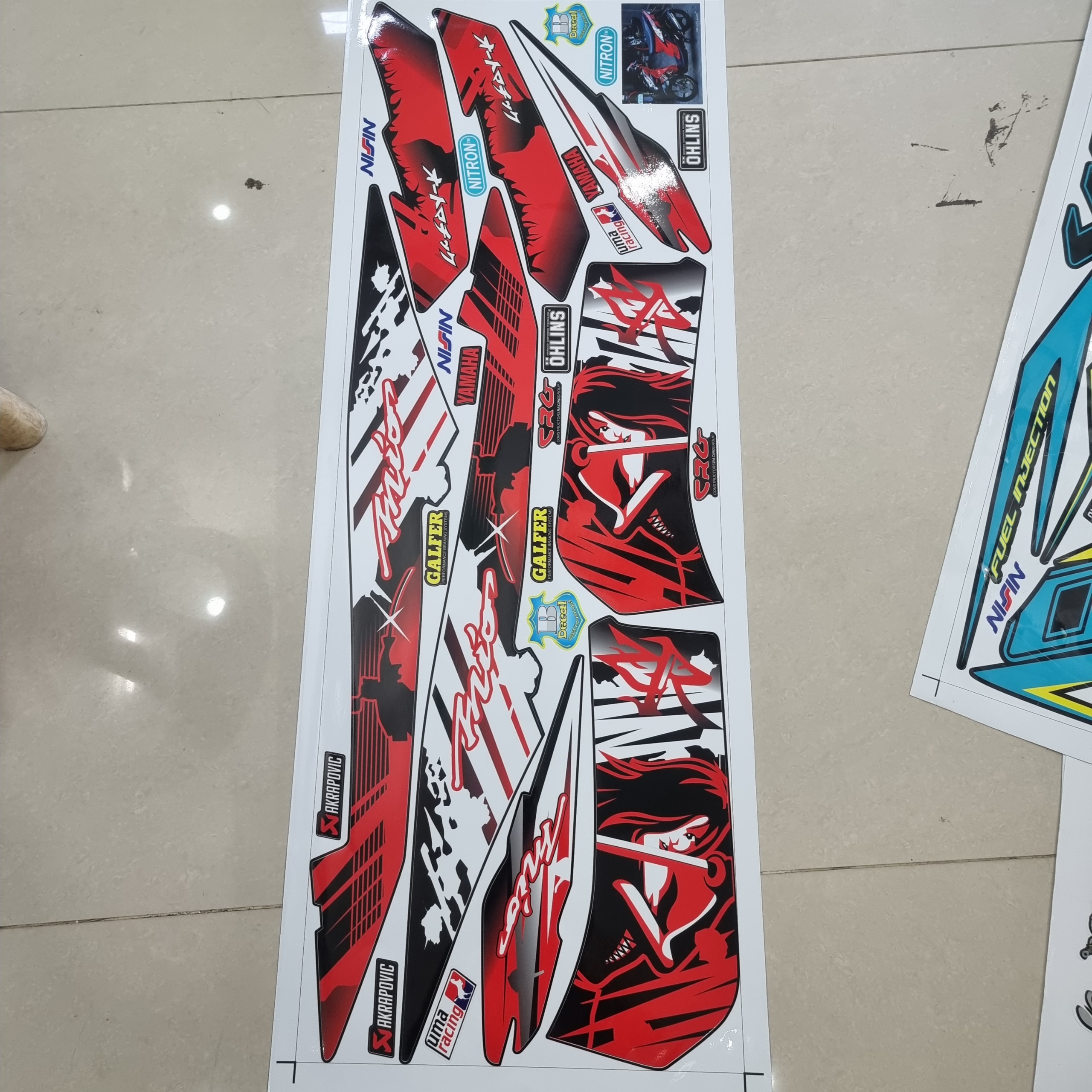 Tem xe mio ultimo yamaha hình cô gái siêu đẹp